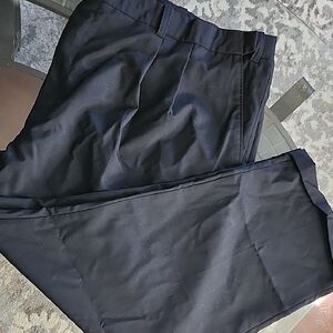 Big And Tall Comfort Zone Men's Black Dress Trousers Worn Once